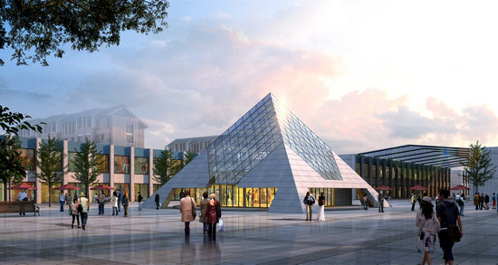 东城金字塔网架